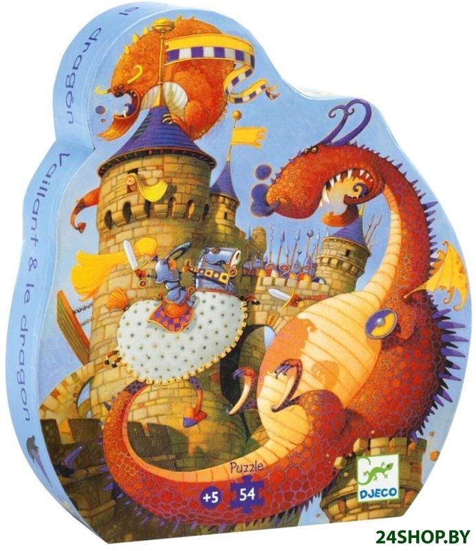 Пазл Djeco Рыцарь и дракон 07256 Пазл Djeco Рыцарь и дракон 07256