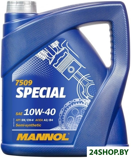 Моторное масло Mannol SPECIAL 10W-40 API SG/CD 5л Моторное масло Mannol SPECIAL 10W-40 API SG/CD 5л