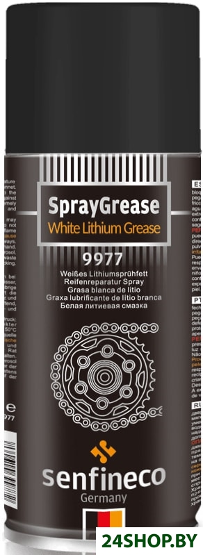 Senfineco Белая литиевая смазка SprayGrease 450мл 9977 Senfineco Белая литиевая смазка SprayGrease 450мл 9977