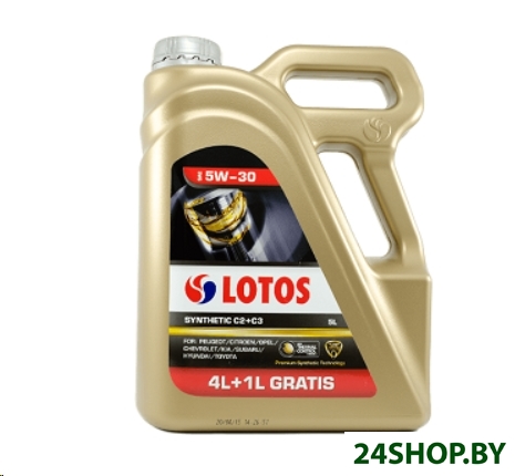 Моторное масло Lotos Synthetic C2+C3 5W-30 5л Моторное масло Lotos Synthetic C2+C3 5W-30 5л