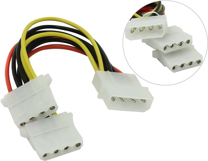 Размножитель питания IDE-устройств (1-2 big, 5+12V) Размножитель питания IDE-устройств (1-2 big, 5+12V)