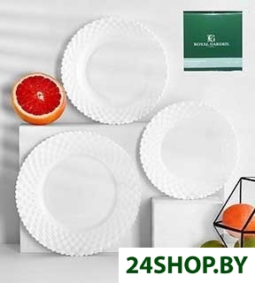Набор тарелок Royal Garden Pearl POSET18PWP Набор тарелок Royal Garden Pearl POSET18PWP
