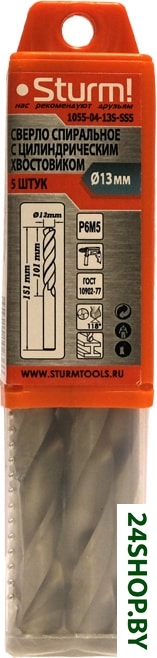Набор сверл Sturm 1055-04-13S-SS5 Набор сверл Sturm 1055-04-13S-SS5