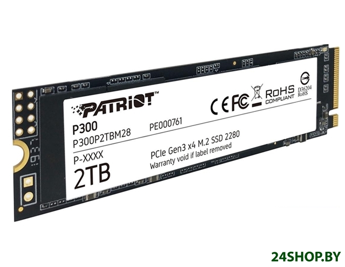 Накопитель SSD PATRIOT P300 2TB P300P2TBM28 Накопитель SSD PATRIOT P300 2TB P300P2TBM28