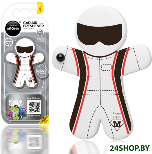 Aroma Car Ароматизатор пластиковый Manny Sport Fresh Aroma Car Ароматизатор пластиковый Manny Sport Fresh