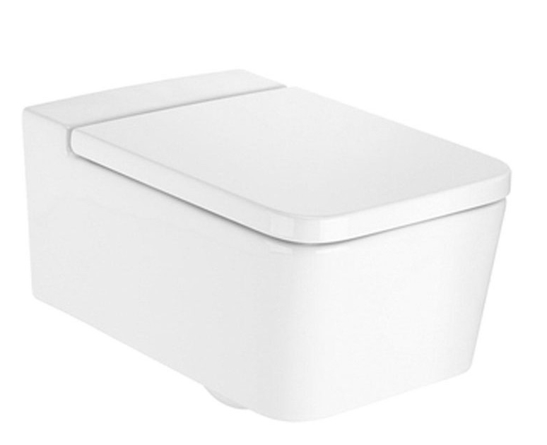 Унитаз подвесной Roca Inspira Square Rimless (346537000) Унитаз подвесной Roca Inspira Square Rimless (346537000)