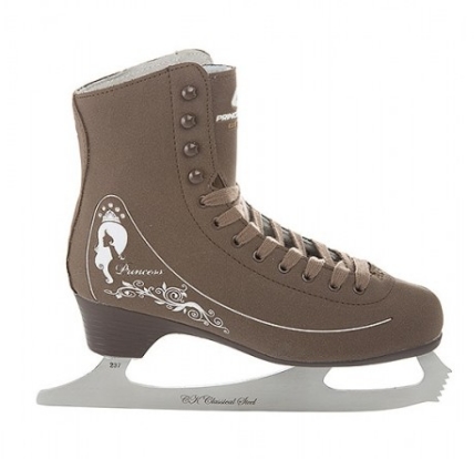 Коньки фигурные СК Princess beige LUX (р-р 35) Коньки фигурные СК Princess beige LUX (р-р 35)