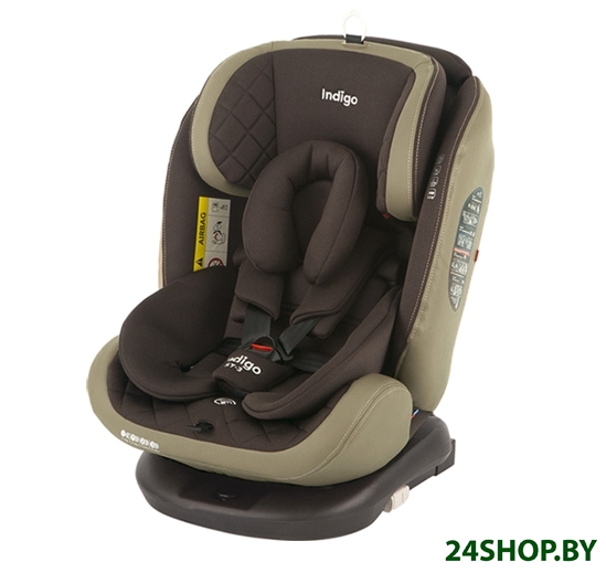 Детское автокресло Indigo Aero Isofix (коричневый/бежевый) Детское автокресло Indigo Aero Isofix (коричневый/бежевый)
