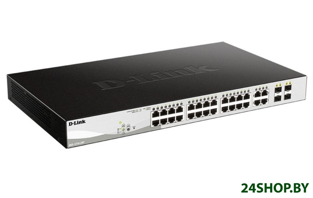 Коммутатор D-Link DGS-1210-28MP/F1A Коммутатор D-Link DGS-1210-28MP/F1A