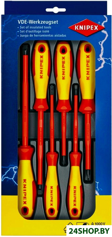 Набор отверток Knipex 002012V01 (6 предметов) Набор отверток Knipex 002012V01 (6 предметов)
