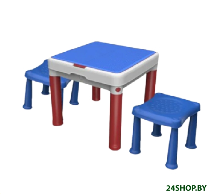Игровой стол Keter Construction Play Table 227497 (красный/синий) Игровой стол Keter Construction Play Table 227497 (красный/синий)