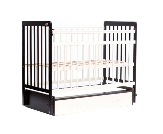 Детская кроватка Bambini Euro Style М 01.10.04 (орех темный/слоновая кость) Детская кроватка Bambini Euro Style М 01.10.04 (орех темный/слоновая кость)