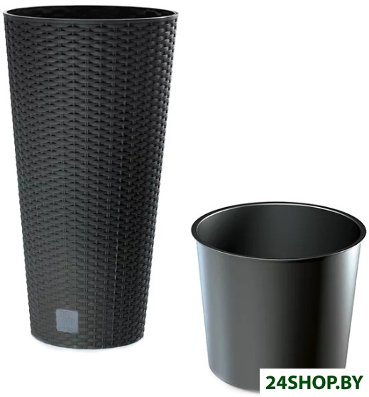 Кашпо Prosperplast Flower Pot Rato Tubus DRTUS300-S433 (антрацит) Кашпо Prosperplast Flower Pot Rato Tubus DRTUS300-S433 (антрацит)