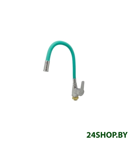Смеситель Ledeme L4699-11 (хром/бирюзовый) Смеситель Ledeme L4699-11 (хром/бирюзовый)