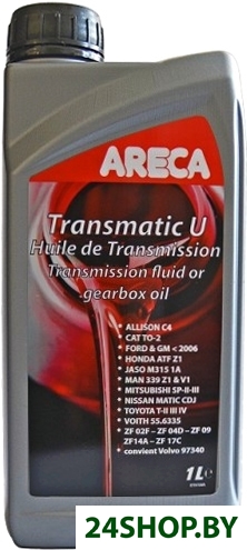 Трансмиссионное масло Areca Transmatic U 1л Трансмиссионное масло Areca Transmatic U 1л