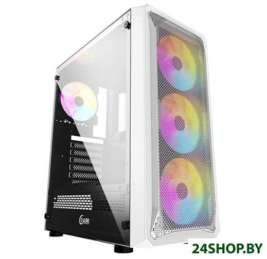 Корпус Powercase Mistral Z4 CMIZW-L4 White Корпус Powercase Mistral Z4 CMIZW-L4 White