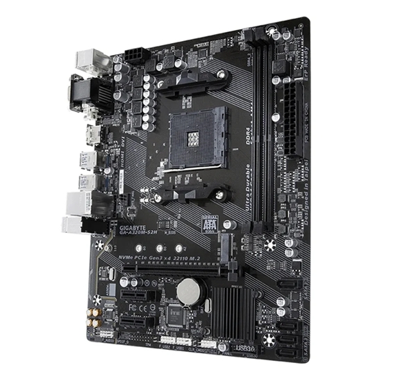 Материнская плата Gigabyte GA-A320M-S2H (rev. 3.0) Материнская плата Gigabyte GA-A320M-S2H (rev. 3.0)