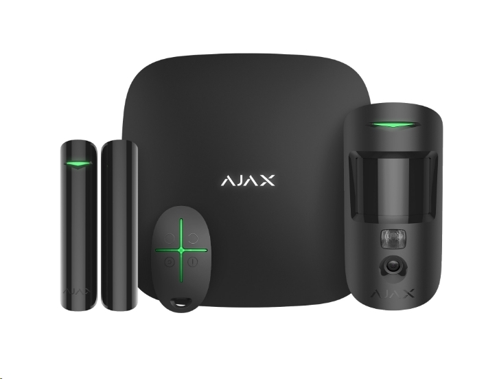 Набор умного дома Ajax StarterKit Cam Plus (черный) Набор умного дома Ajax StarterKit Cam Plus (черный)