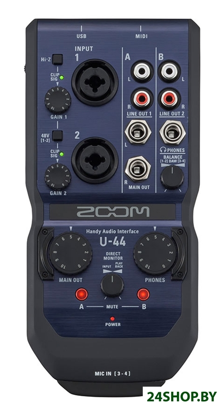 Аудиоинтерфейс ZOOM U-44 Аудиоинтерфейс ZOOM U-44