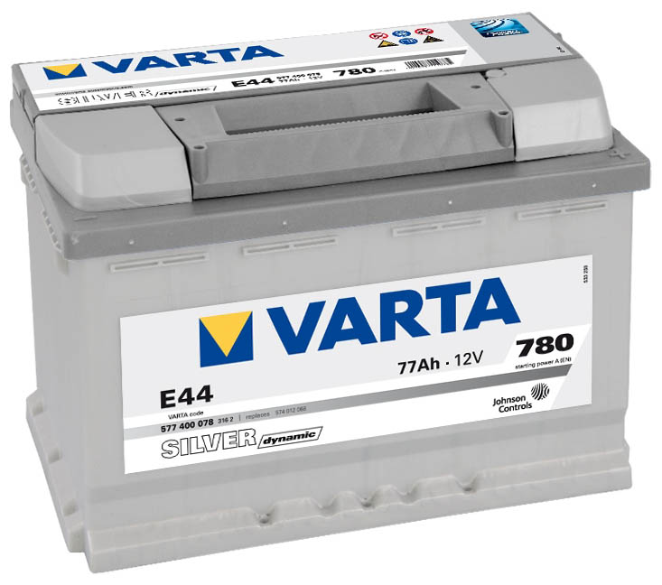 Автомобильный аккумулятор VARTA Silver Dynamic E44 577400078 (77 А/ч) Автомобильный аккумулятор VARTA Silver Dynamic E44 577400078 (77 А/ч)