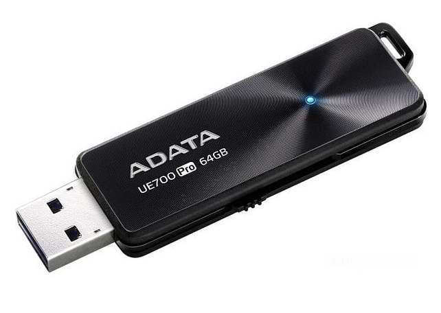 USB Flash A-Data UE700 Pro 64GB <AUE700PRO-64G-CBK> USB Flash A-Data UE700 Pro 64GB <AUE700PRO-64G-CBK>