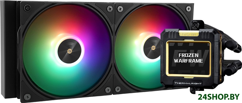 Система жидкостного охлаждения для процессора Thermalright Frozen Warframe 240 ARGB (черный) Система жидкостного охлаждения для процессора Thermalright Frozen Warframe 240 ARGB (черный)