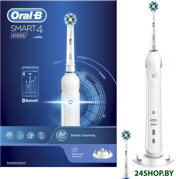 Электрическая зубная щетка Oral-B Smart 4 4100S 4210201203872 Электрическая зубная щетка Oral-B Smart 4 4100S 4210201203872
