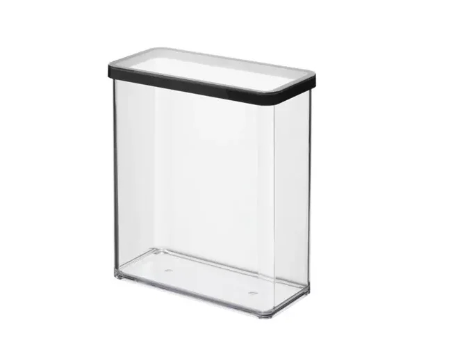 Емкость Rotho Loft Premium 1160808080 (прозрачный/черный) Емкость Rotho Loft Premium 1160808080 (прозрачный/черный)