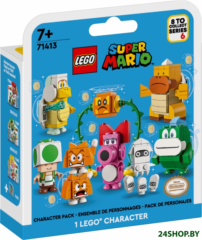 Конструктор LEGO Super Mario 71413 Фигурки персонажей: серия 6 Конструктор LEGO Super Mario 71413 Фигурки персонажей: серия 6