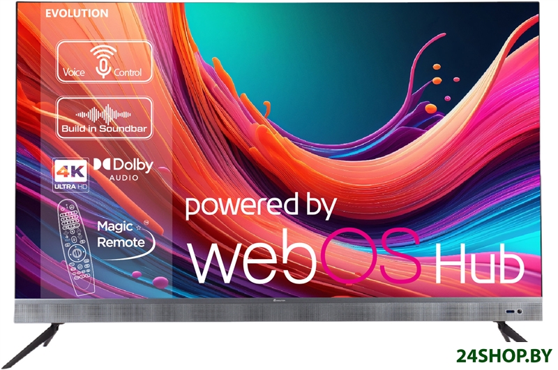 Телевизор Evolution WOS65MR1SBUHD Телевизор Evolution WOS65MR1SBUHD