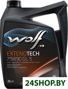 Трансмиссионное масло Wolf ExtendTech 75W-90 GL 5 4л Трансмиссионное масло Wolf ExtendTech 75W-90 GL 5 4л