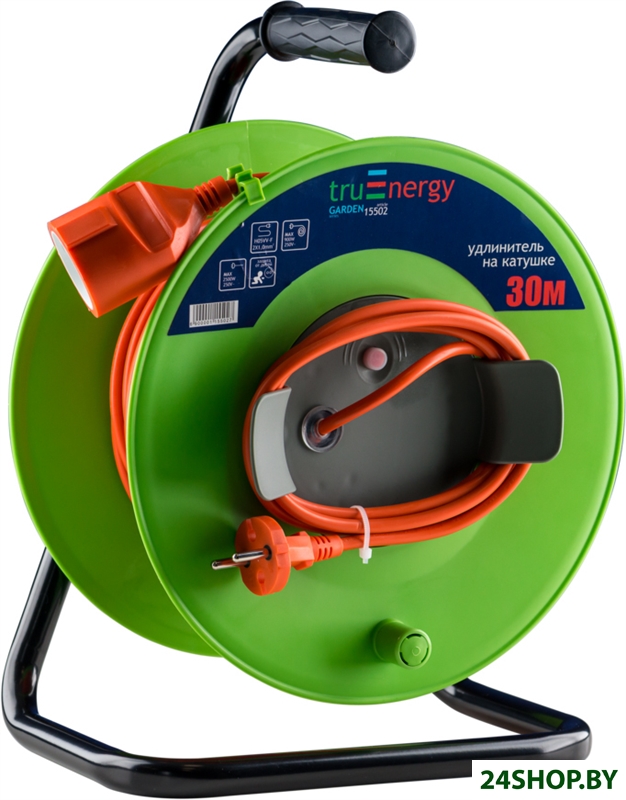 Удлинитель TruEnergy 15502 (30 м, зеленый) Удлинитель TruEnergy 15502 (30 м, зеленый)