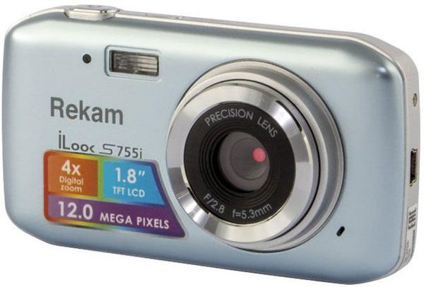 Цифровой фотоаппарат Rekam iLook S755i (серый металлик) Цифровой фотоаппарат Rekam iLook S755i (серый металлик)