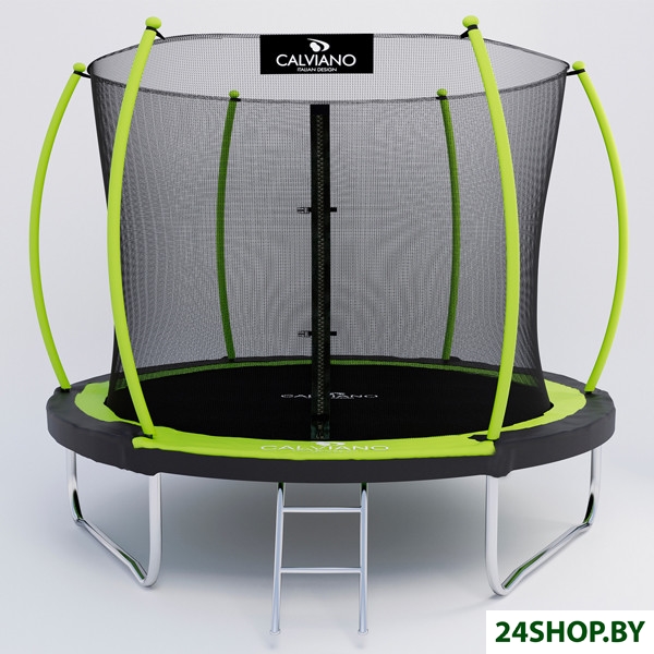 Батут Calviano Inside Master Green 252 см - 8ft (внутренняя сетка, с лестницей) Батут Calviano Inside Master Green 252 см - 8ft (внутренняя сетка, с лестницей)