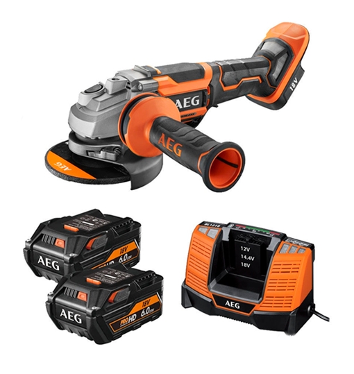 Угловая шлифмашина AEG Powertools BEWS 18-125BLPX-602C 4935464422 (с 2-мя АКБ, кейс) Угловая шлифмашина AEG Powertools BEWS 18-125BLPX-602C 4935464422 (с 2-мя АКБ, кейс)