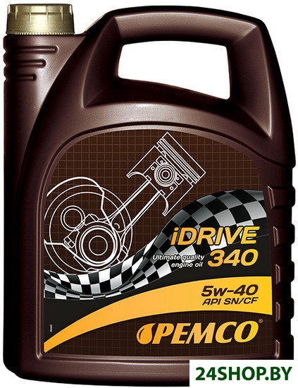 Моторное масло Pemco iDRIVE 340 5W-40 API SN/CF 5л Моторное масло Pemco iDRIVE 340 5W-40 API SN/CF 5л
