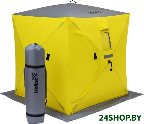 Палатка для зимней рыбалки Helios Куб HS-ISC-180YG Палатка для зимней рыбалки Helios Куб HS-ISC-180YG