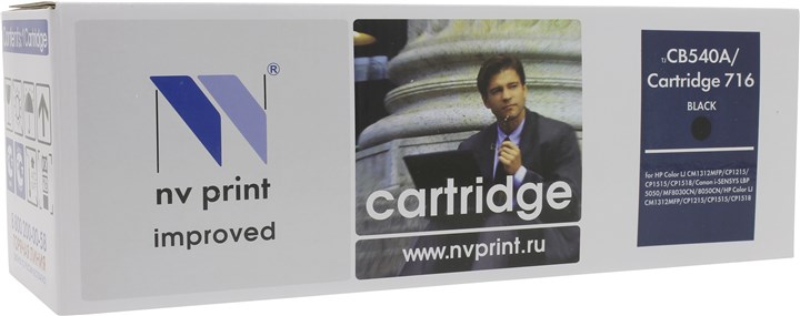 Картридж NV Print CB540A/Cartridge716 Black Картридж NV Print CB540A/Cartridge716 Black