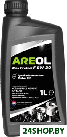 Моторное масло Areol Max Protect F 5W-30 1л Моторное масло Areol Max Protect F 5W-30 1л