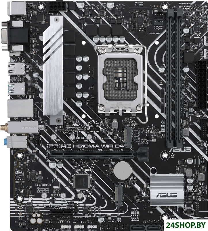 Материнская плата ASUS Prime H610M-A WiFi D4 Материнская плата ASUS Prime H610M-A WiFi D4