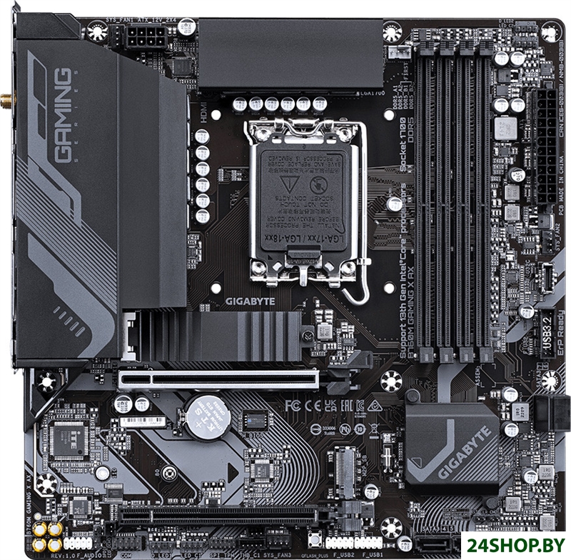 Материнская плата Gigabyte B760M Gaming X AX (rev. 1.x) Материнская плата Gigabyte B760M Gaming X AX (rev. 1.x)