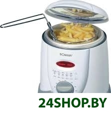 Фритюрница Bomann FFR 1290 CB (бело-серый) Фритюрница Bomann FFR 1290 CB (бело-серый)