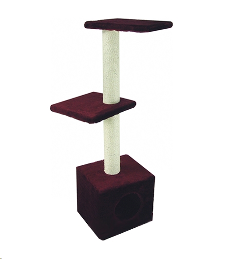 Комплекс для кошек UrbanCat D124-01-07 (бордовый) Комплекс для кошек UrbanCat D124-01-07 (бордовый)