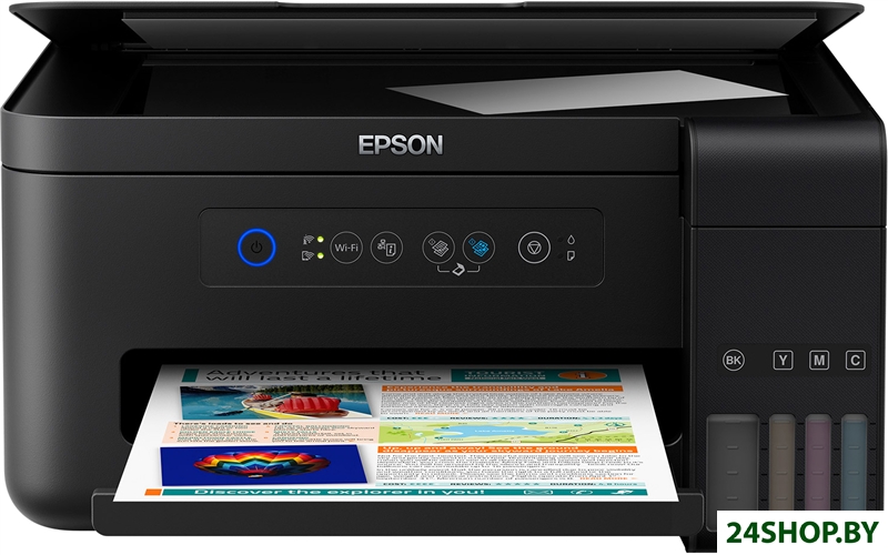 МФУ Epson L4150 (ресурс стартовых контейнеров 7500/6000, чернила 001) МФУ Epson L4150 (ресурс стартовых контейнеров 7500/6000, чернила 001)
