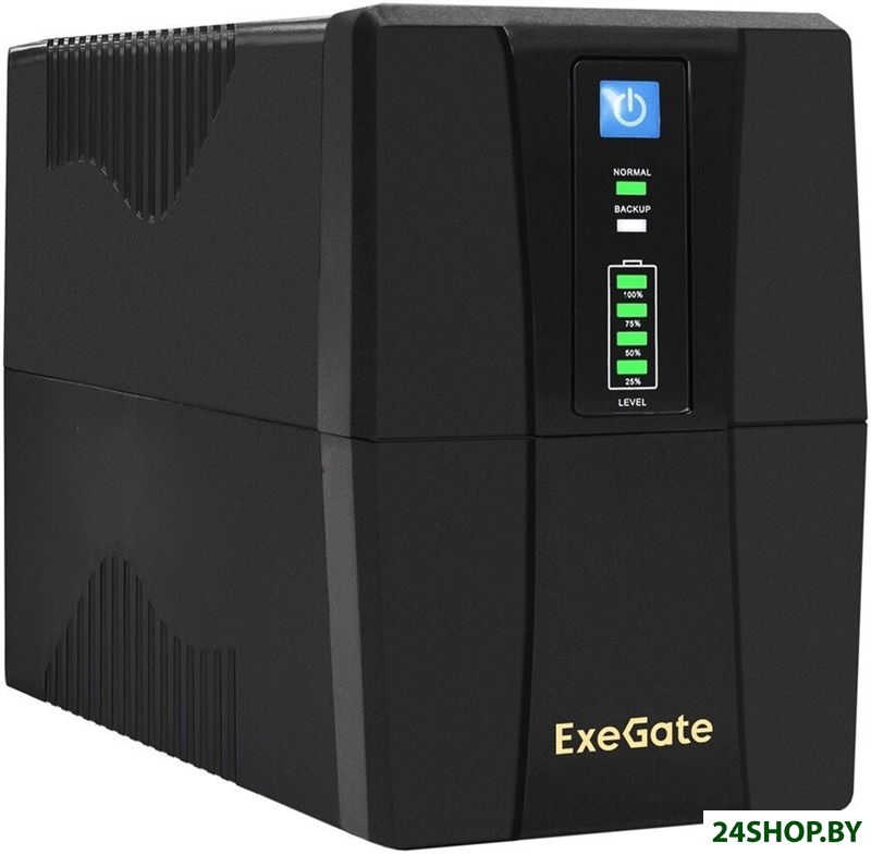 Источник бесперебойного питания ExeGate Power Back BNB-1000.LED.AVR.2SH.RJ.USB Источник бесперебойного питания ExeGate Power Back BNB-1000.LED.AVR.2SH.RJ.USB