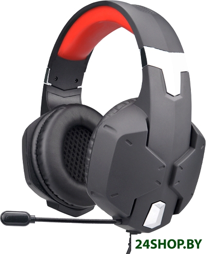 Наушники Ritmix RH-566M (черный/красный) Наушники Ritmix RH-566M (черный/красный)