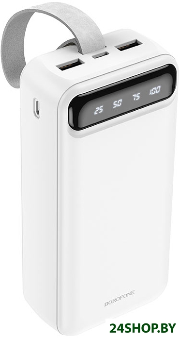 Внешний аккумулятор Borofone BJ14B Freeway 30000mAh (белый) Внешний аккумулятор Borofone BJ14B Freeway 30000mAh (белый)