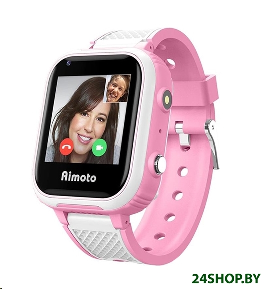 Умные часы Aimoto Indigo (белый/розовый) Умные часы Aimoto Indigo (белый/розовый)