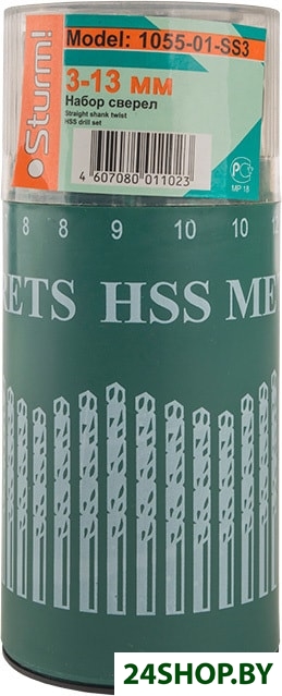 Набор сверл Sturm 1055-01-SS3 (16 предметов) Набор сверл Sturm 1055-01-SS3 (16 предметов)
