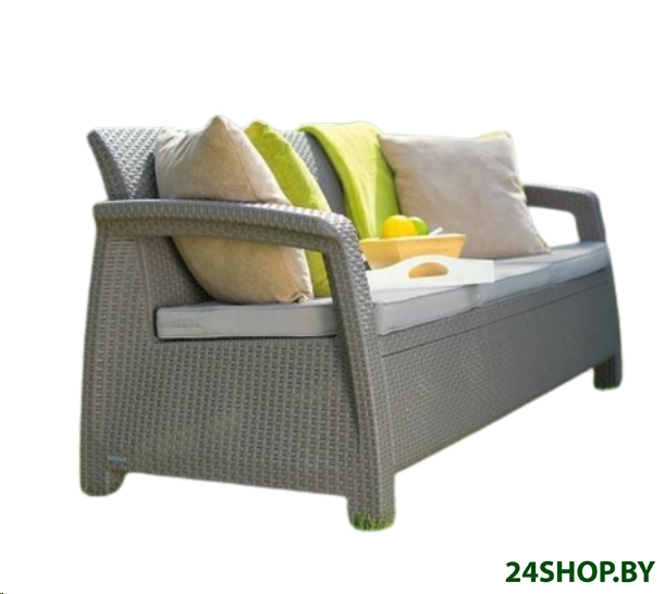 Диван садовый Keter Corfu Love Seat Max 227641 (капучино) Диван садовый Keter Corfu Love Seat Max 227641 (капучино)